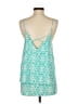 Cover Stitched 100% Polyester Teal Sleeveless Blouse Size S - photo 2
