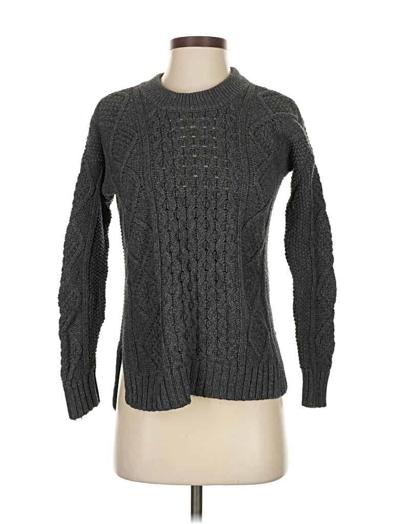 Pre-owned Madewell Pullover Sweater In Gray