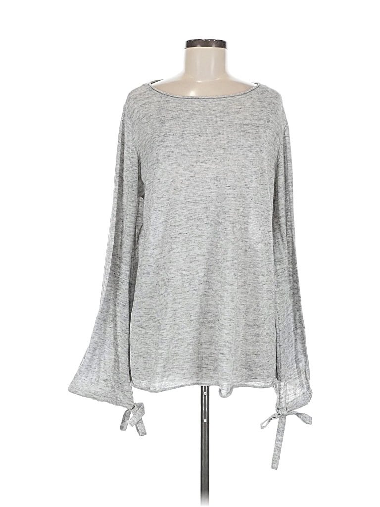 Pre-owned Zara Pullover Sweater In Gray