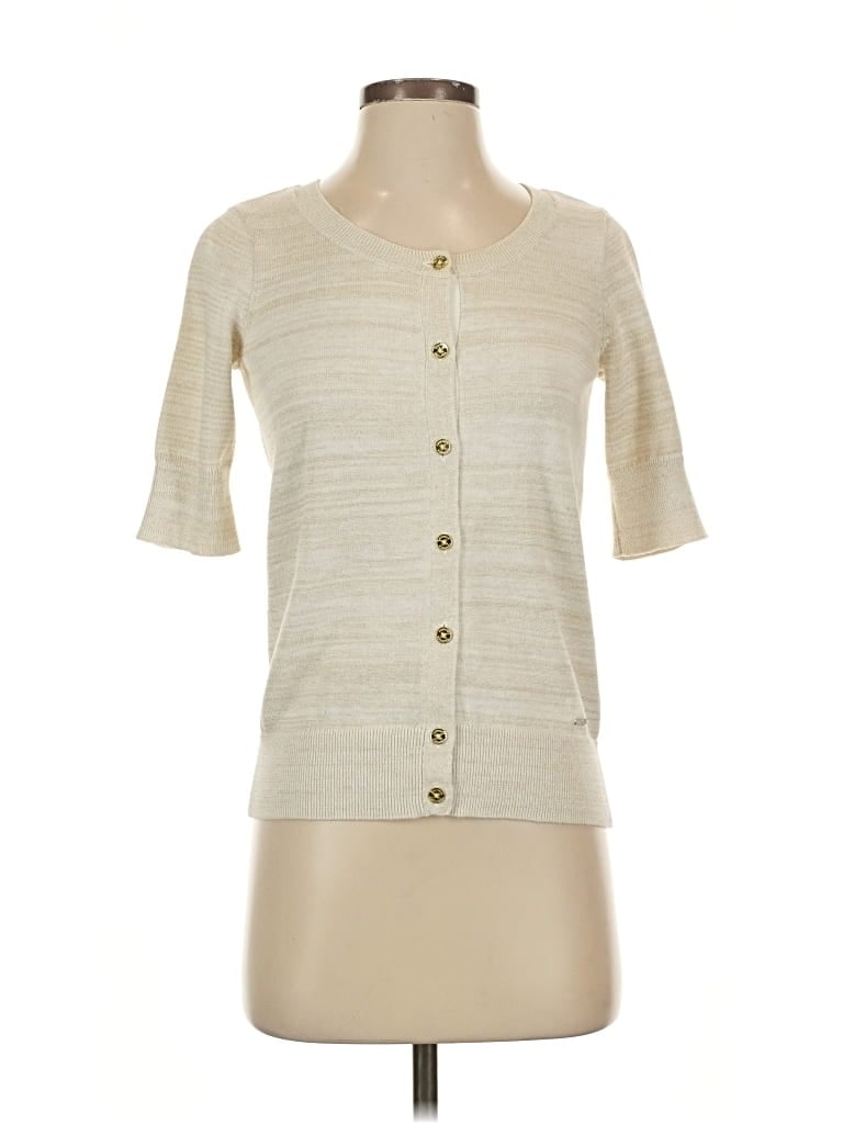 Pre-owned Nautica Cardigan Sweater In White