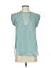 Rebecca Taylor Teal Short Sleeve Blouse Size 2 - photo 1