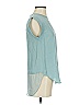 Rebecca Taylor Teal Short Sleeve Blouse Size 2 - photo 4