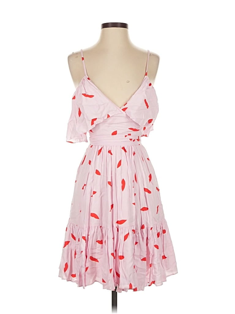 Pre-owned Lpa Casual Dress In Red