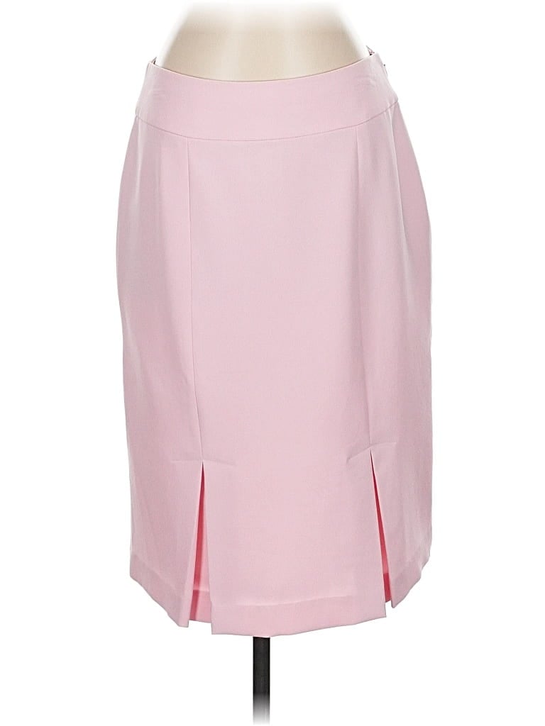 Pre-owned Black Label By Evan Picone Formal Skirt In Pink