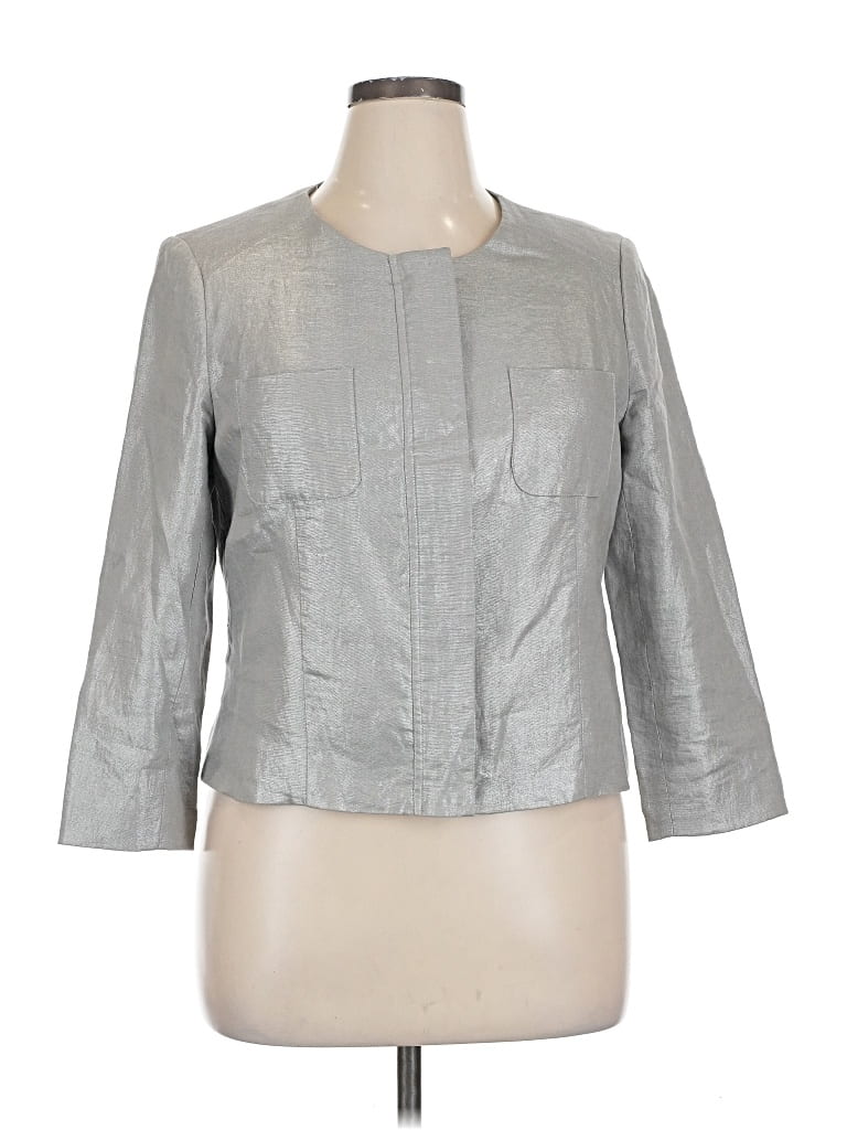 Pre-owned Vince Camuto Jacket In Silver