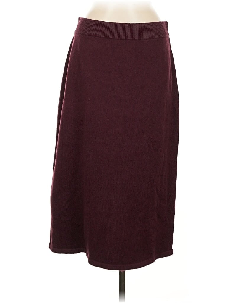 Pre-owned Talbots Casual Skirt In Burgundy