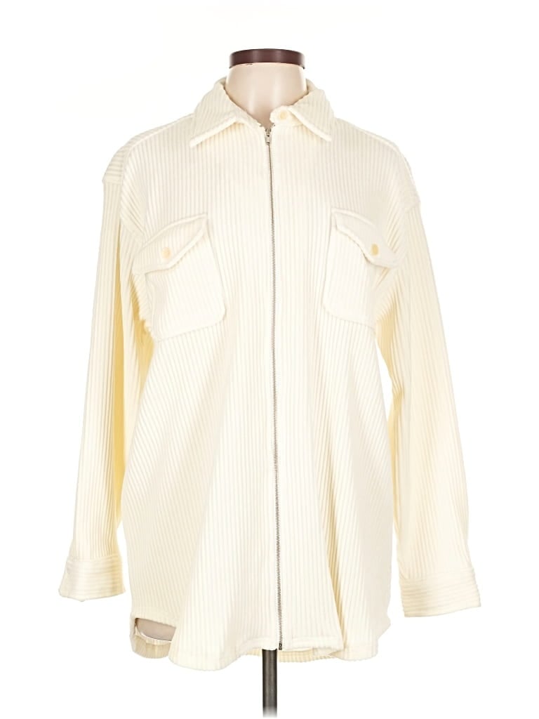 Pre-owned Jones New York Sport Jacket In White