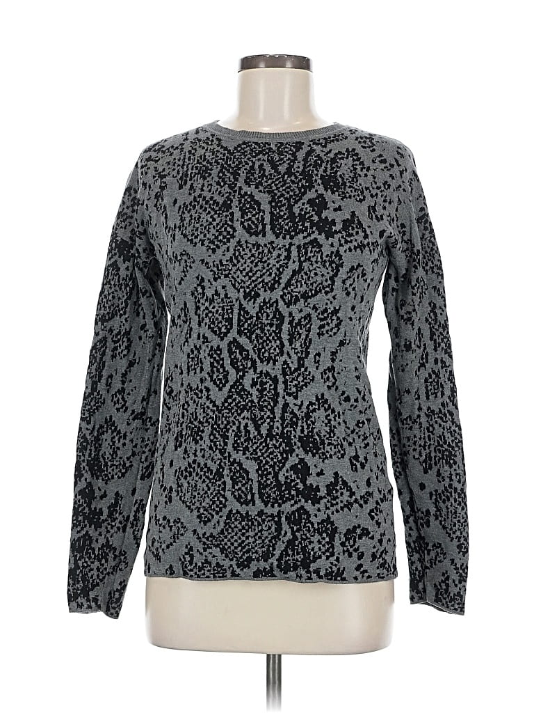 Pre-owned Minnie Rose Pullover Sweater In Silver