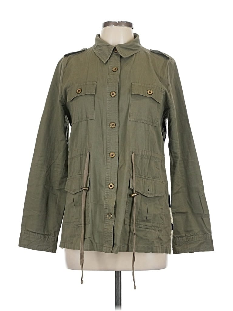 Pre-owned Mine Jacket In Green
