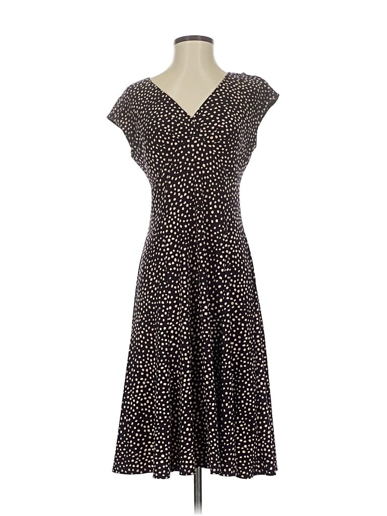 Pre-owned Chaps Casual Dress In Black