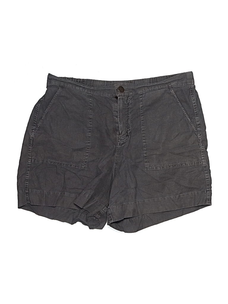 Pre-owned Roots Cargo Shorts In Gray