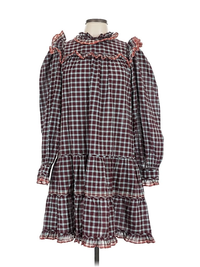Pre-owned Ulla Johnson Casual Dress In Burgundy