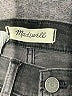 Madewell Chevron-herringbone Black Jeans Size 24 waist - photo 7