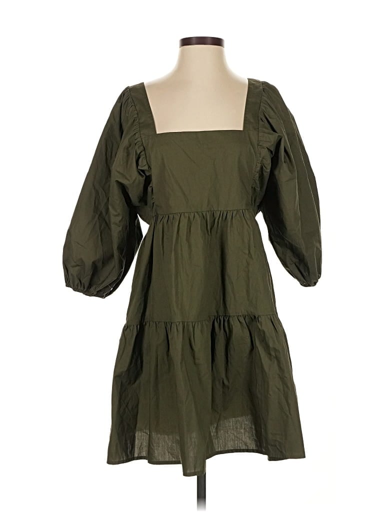 Pre-owned A New Day Casual Dress In Green