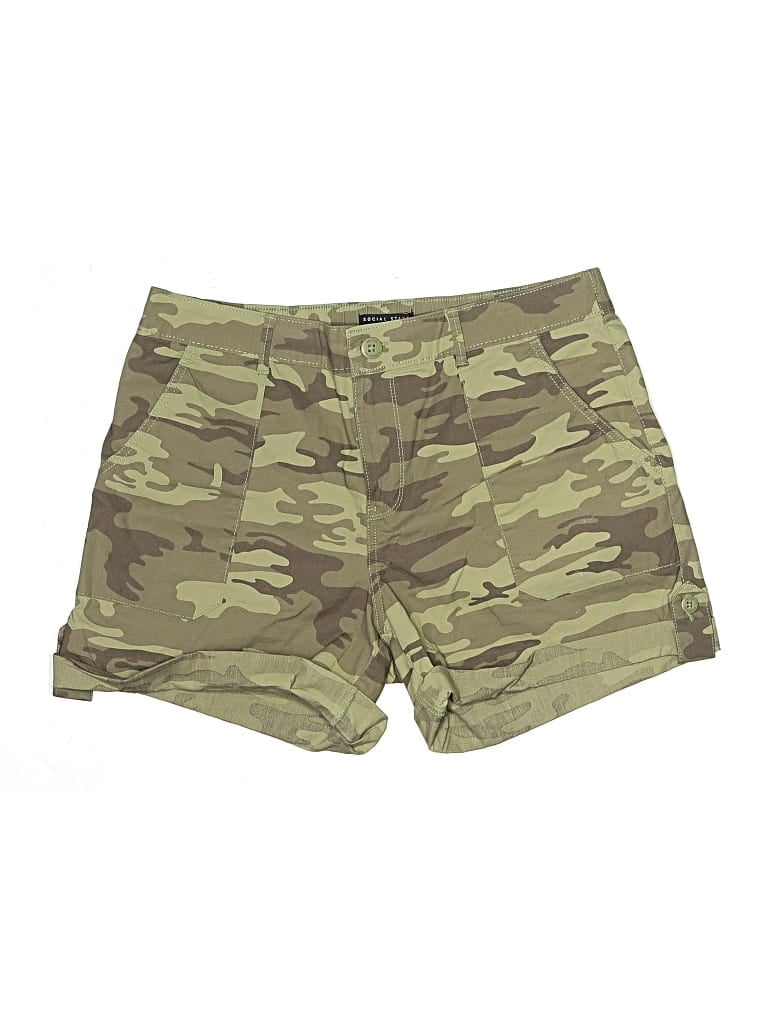 Pre-owned Social Standard By Sanctuary Khaki Shorts In Green