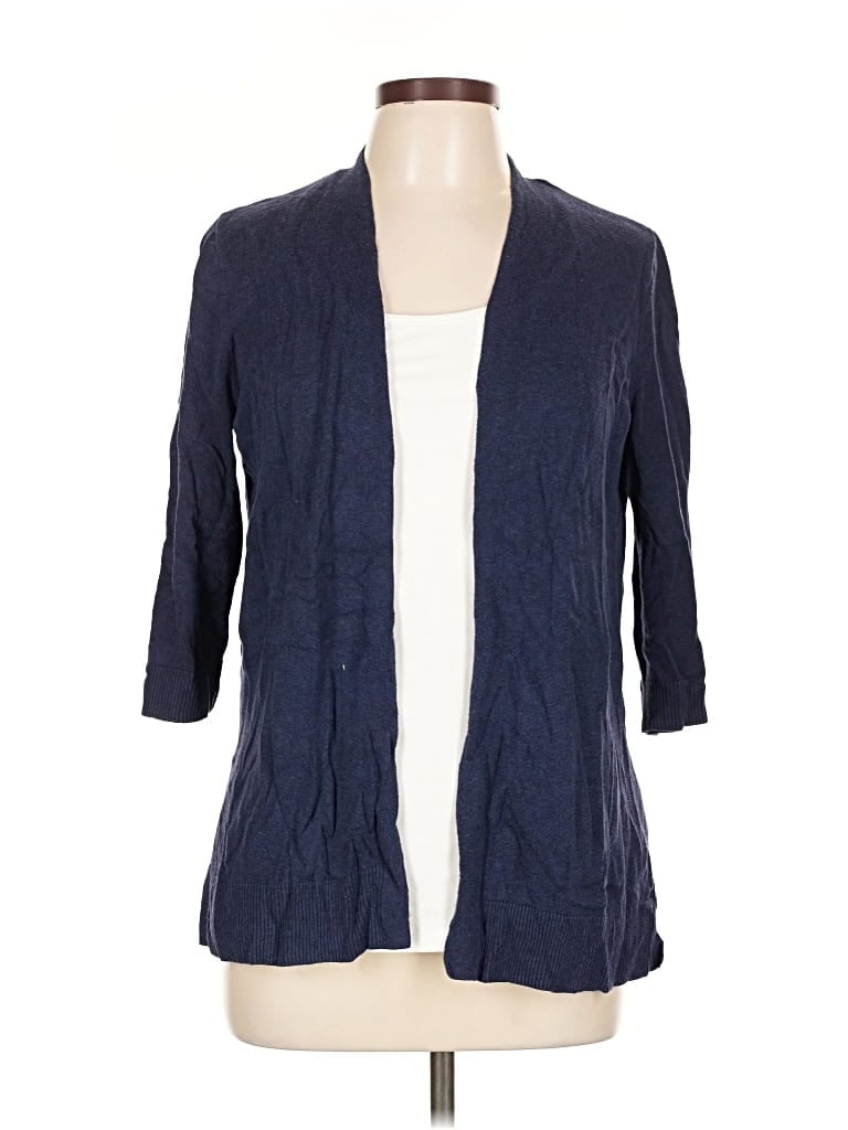 Pre-owned Essentials Cardigan Sweater In Blue
