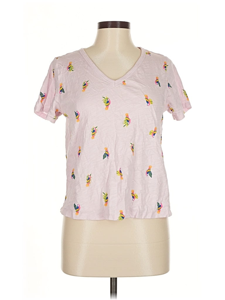 Pre-owned Old Navy Short Sleeve T-shirt In Pink