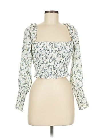 Petal and Pup 3/4 Sleeve Blouse (view 1)