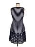 Max Studio Stripes Blue Casual Dress Size XL - photo 2