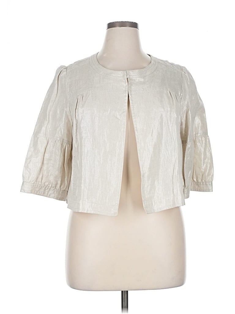 Pre-owned A.n.a. A New Approach Jacket In White