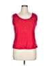 Bay Studio 100% Cotton Red Tank Top Size 1X - photo 1