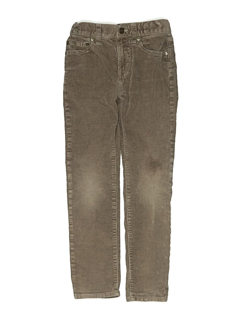 Pre-owned Crewcuts Kids' Casual Pants In Brown