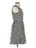 Le Lis Stripes Black Casual Dress Size XS - photo 4
