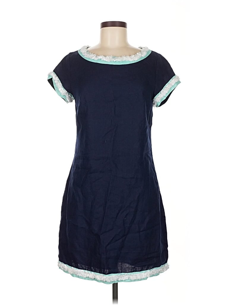Pre-owned Sail To Sable Casual Dress In Blue