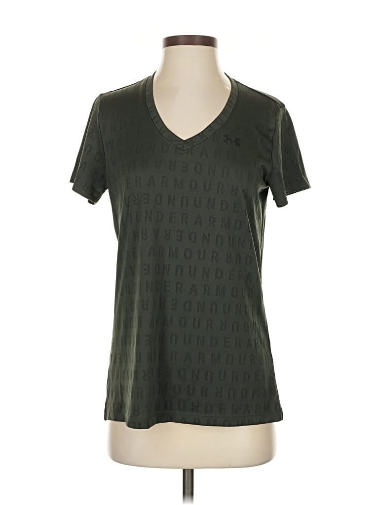 Pre-owned Under Armour Active T-shirt In Green