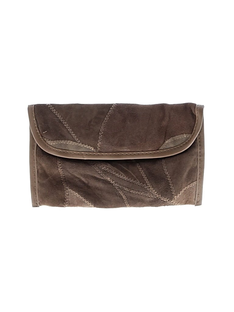 Pre-owned Unbranded Leather Clutch In Brown