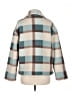 Kling 100% Polyester Plaid Teal Coat Size M - photo 2