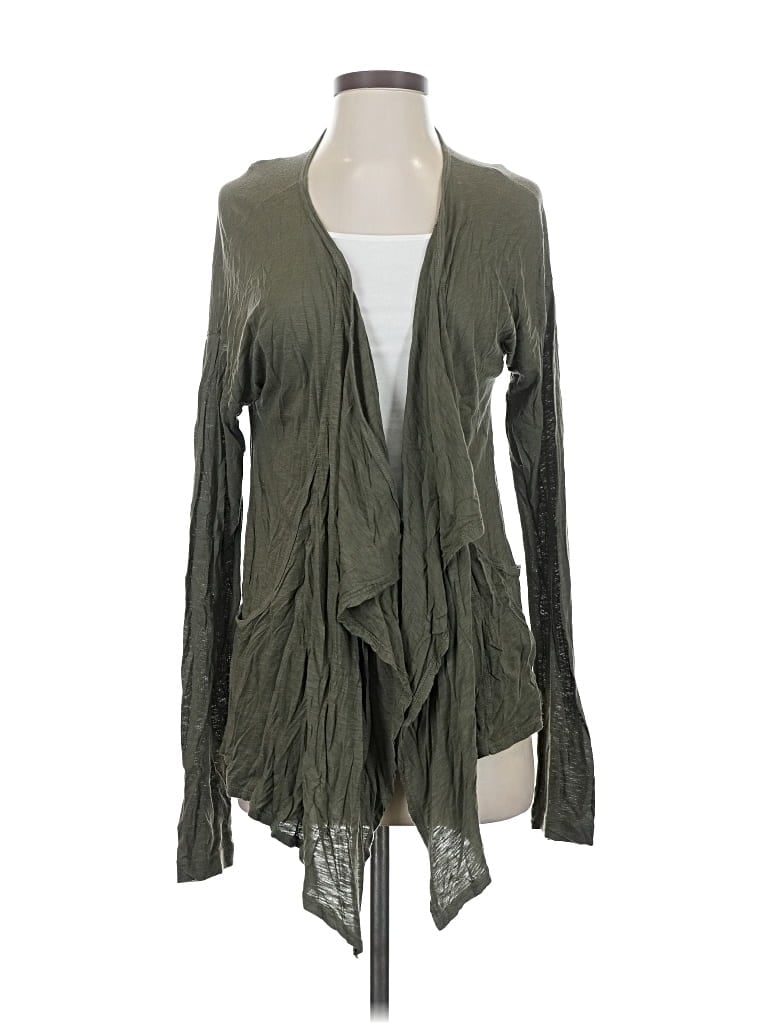 Pre-owned Hard Tail Cardigan Sweater In Green