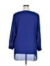 Dora Landa 100% Polyester Blue 3/4 Sleeve Blouse Size 1X - photo 2