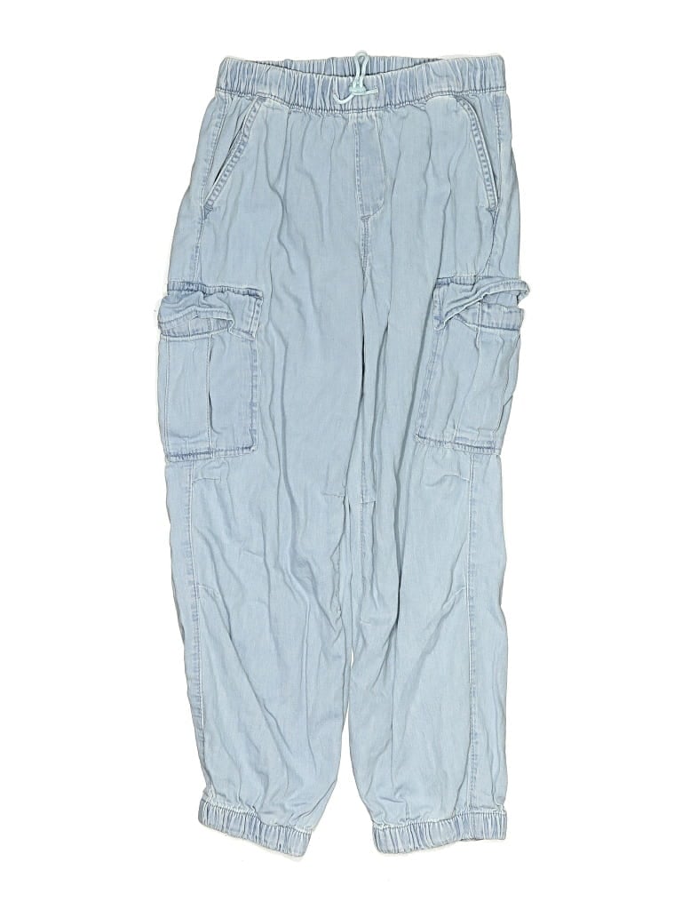 Pre-owned Gap Kids' Cargo Pants In Blue