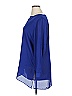 Dora Landa 100% Polyester Blue 3/4 Sleeve Blouse Size 1X - photo 5