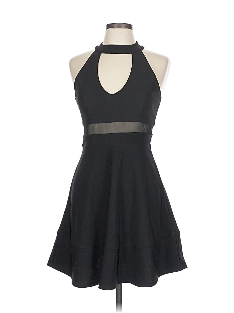 Pre-owned Emerald Sundae Cocktail Dress In Black