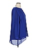 Dora Landa 100% Polyester Blue 3/4 Sleeve Blouse Size 1X - photo 4