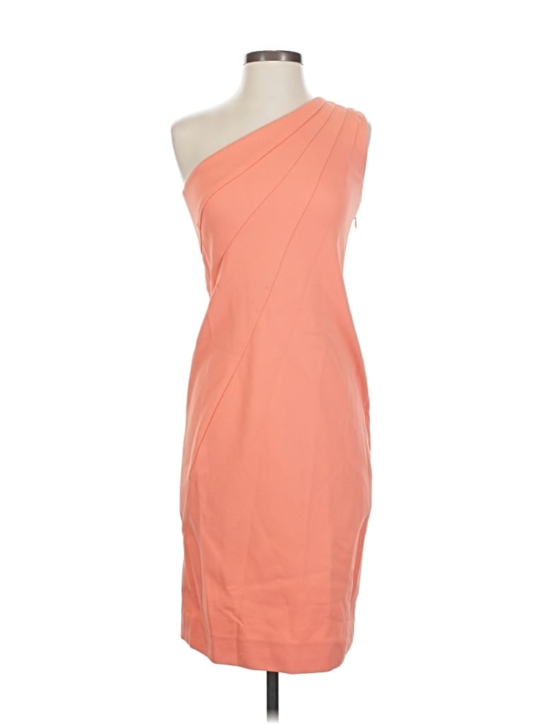 Pre-owned Diane Von Furstenberg Cocktail Dress In Orange