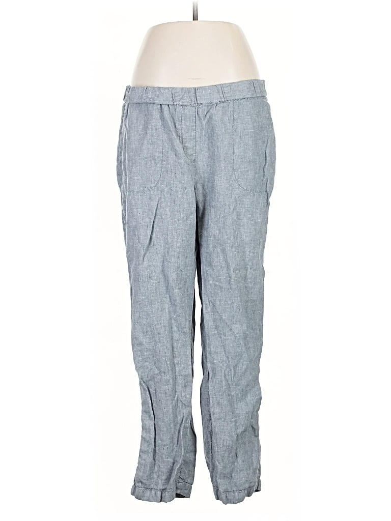 Pre-owned Purejill Linen Pants In Gray