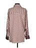 Zara Polka Dots Brown Long Sleeve Blouse Size XS - photo 2