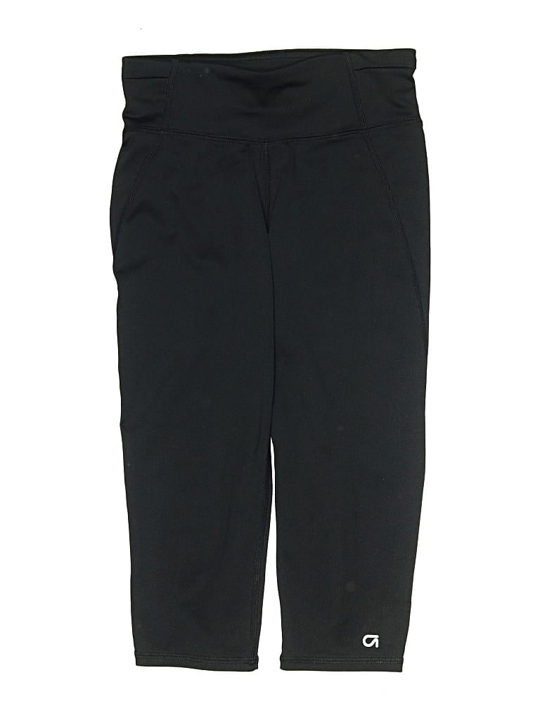 Pre-owned Gap Fit Kids' Active Pants In Black