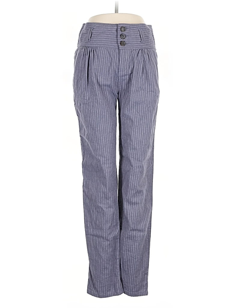 Pre-owned Sundance Linen Pants In Blue