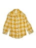 Forever Me 100% Polyester Plaid Yellow Long Sleeve Button-Down Shirt Size 6/6X - photo 1