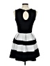 Assorted Brands Stripes Black Casual Dress Size M - photo 2