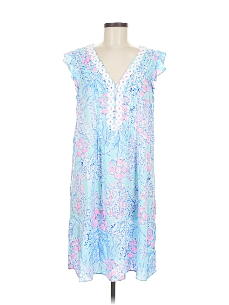 Pre-owned Lilly Pulitzer Casual Dress In Blue