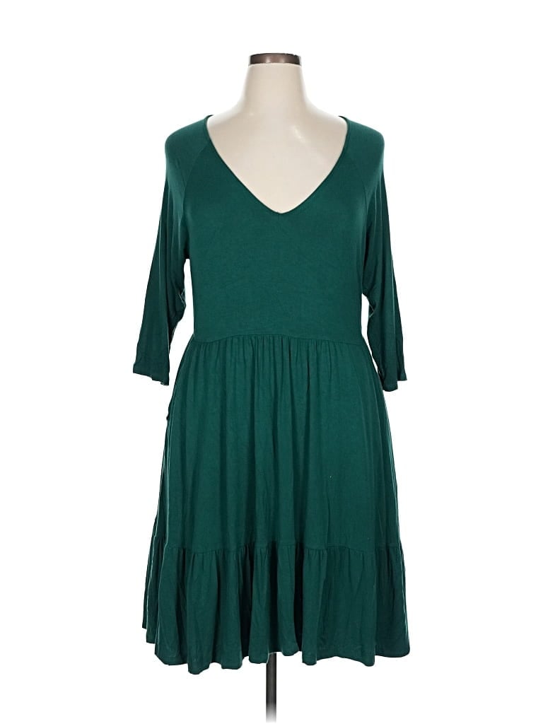 Pre-owned Torrid Casual Dress In Green