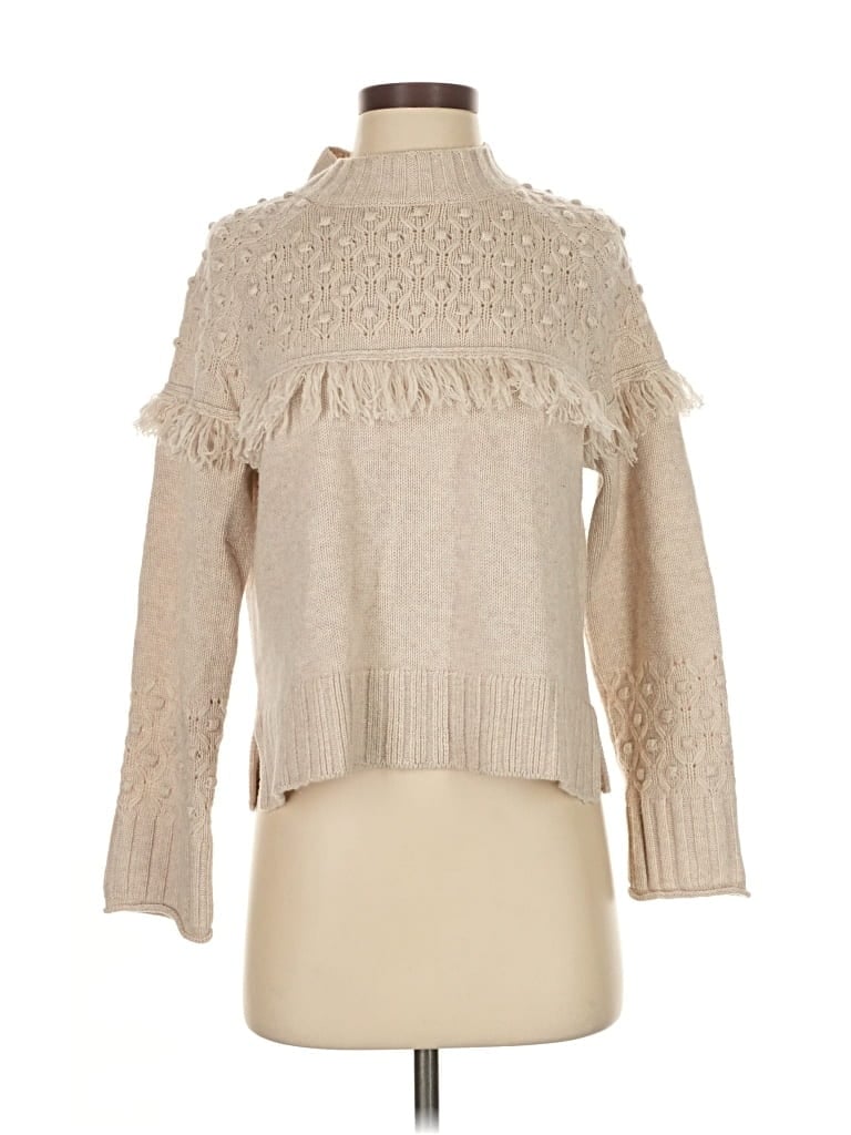 Pre-owned Alashan Turtleneck Sweater In Brown