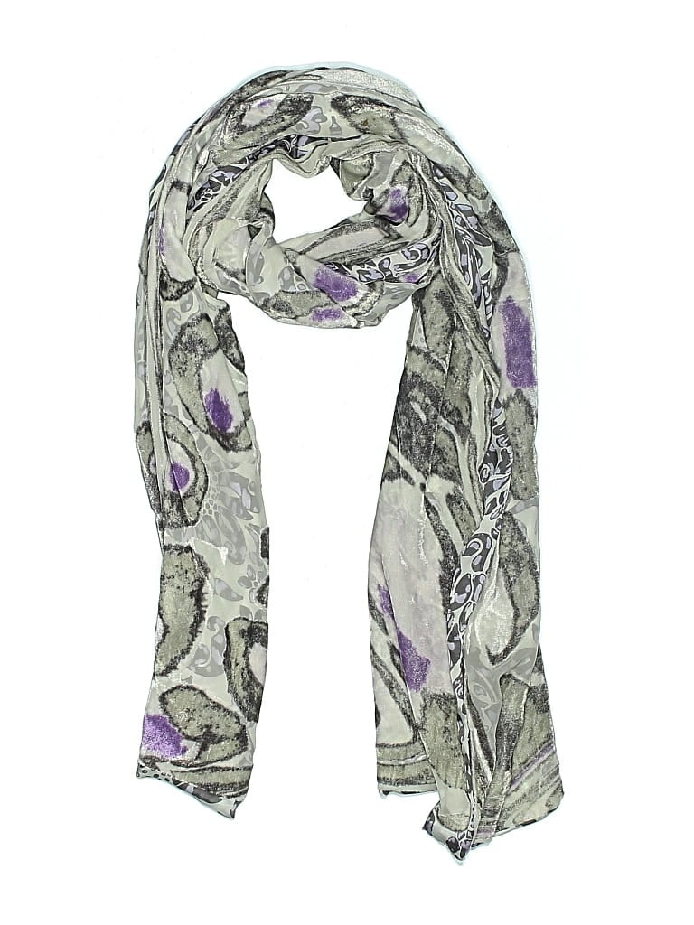 Pre-owned Cynthia Rowley Tjx Scarf In Purple