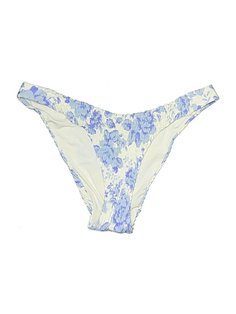 Pre-owned Aerie Swimsuit Bottoms In Blue