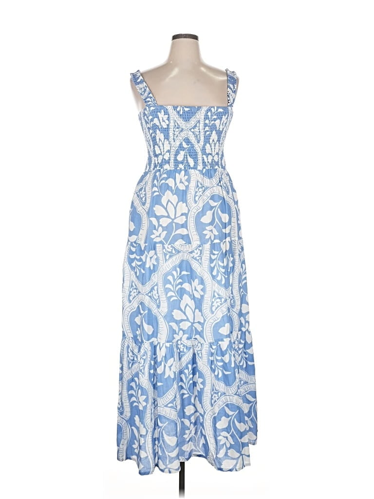 Pre-owned Marine Layer Casual Dress In Blue